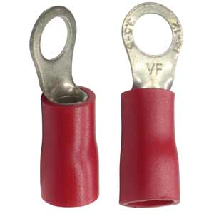 Đầu cốt tròn cách điện DOD RV 3.5-5 RED