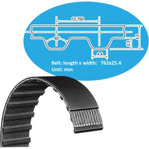 Dây curoa răng BANDO 300H100G
