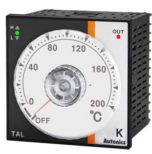 Bộ điều khiển nhiệt độ loại PID, không chỉ thị analog AUTONICS TAL-B4SK2C 100...240VAC; 0...200ºC; Voltage output for driving SSR; Loại đầu vào cảm biến: K