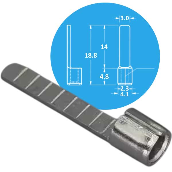 Đầu cốt dẹt DOD DBNL 2 14