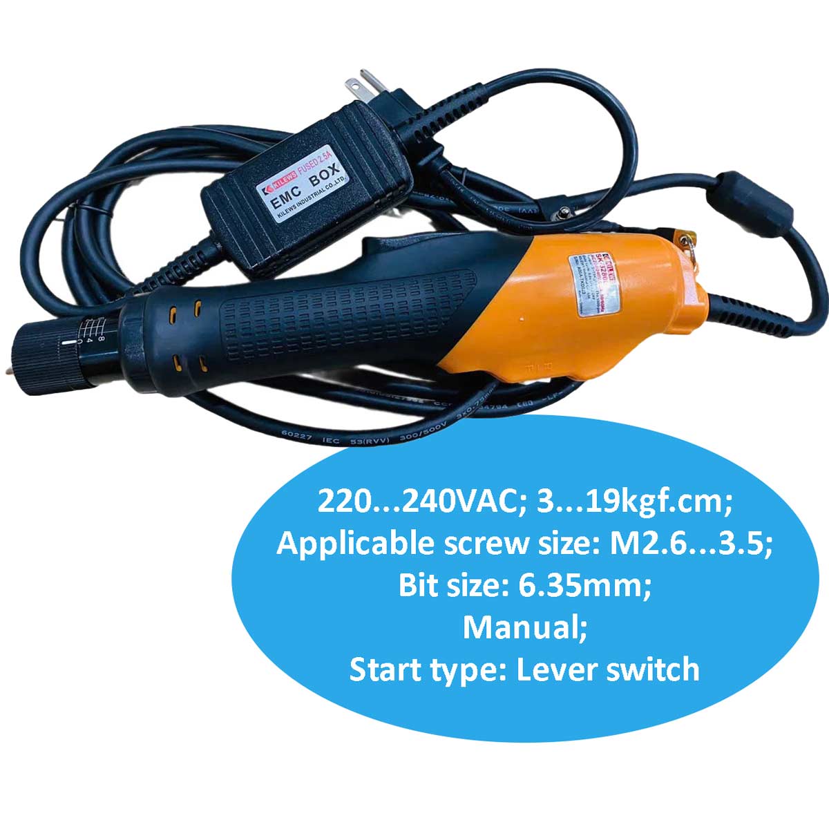 Carbon-brush electric screwdrivers KILEWS SK-3280L(B)