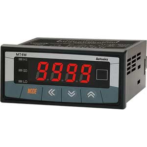 Đồng hồ đa năng AUTONICS MT4W-AV-41 Màn hình LED; Nguồn cấp: 100...240VAC; Thông số đo lường: Scaling; Dải hiển thị: -1999...9999; Đơn vị hiển thị: Customized; Kích thước lỗ cắt: W92xH45mm