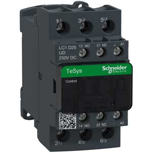 Công tắc tơ 3 pha SCHNEIDER LC1D25UD 220VDC 25A 11kW 1NO+1NC