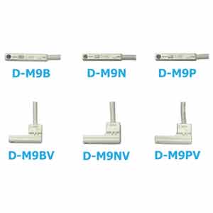 Cảm biến xy lanh loại lắp trực tiếp SMC D-M9P Solid state switch; 4.5...28VDC; Loại ngõ ra: PNP; Chiều dài cáp: 0.5m; Direct mounting