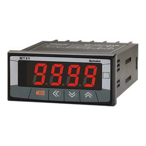 Đồng hồ đa năng AUTONICS MT4Y-DA-4N Màn hình LED; Nguồn cấp: 100...240VAC; Thông số đo lường: Scaling; Dải hiển thị: -1999...9999; Đơn vị hiển thị: Customized; Kích thước lỗ cắt: W68xH31.5mm
