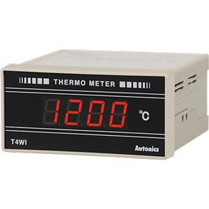 Đồng hồ hiển thị nhiệt độ (loại mới) AUTONICS T4WI-N4NJ5C-N Nguồn cấp: 100...240VAC; Loại cảm biến nhiệt độ: J; Màn hình LED; Số chữ số hiển thị: 4; Dải hiển thị: 0...500; Đơn vị hiển thị: °C