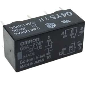 Rơ le tín hiệu thấp OMRON G6A-274P-ST-US DC24