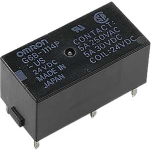 G6B-1114P-US DC24 Rơ le OMRON 4 chân PCB 5A SPST - Giá tốt