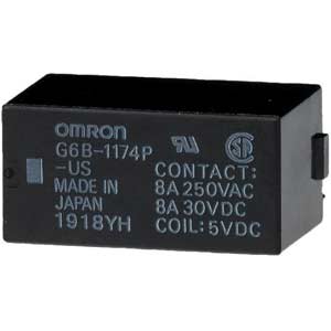 Rơ le công suất OMRON G6B-1174P-US DC5 4 chân PCB 8A