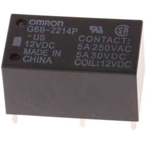 Rơ le công suất OMRON G6B-2214P-US DC12 BY OMZ 6 chân PCB 5A