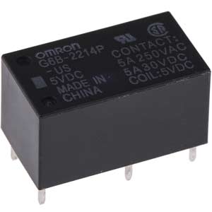 Rơ le công suất OMRON G6B-2214P-US DC5 BY OMZ 6 chân PCB 5A