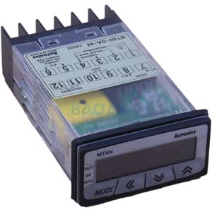 Đồng hồ đo đa năng AUTONICS MT4N-DA-44 Màn hình LCD; Nguồn cấp: 100...240VAC; Thông số đo lường: Scaling; Dải hiển thị: -1999...9999; Đơn vị hiển thị: Customized; Kích thước lỗ cắt: W45xH22.2mm