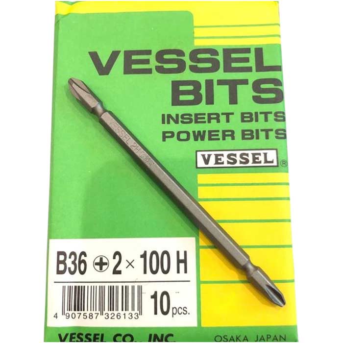 Mũi vít 2 đầu VESSEL B36 2x100H