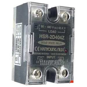 Rơ le bán dẫn 1 pha HANYOUNG HSR-2A404Z 5-24VDC tải: 40A 220VAC