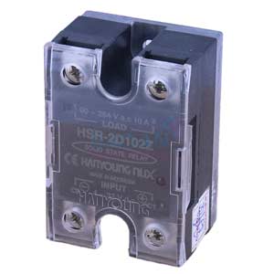 Rơ le bán dẫn 1 pha HANYOUNG HSR-2D102R 5-24VDC tải: 10A 220VAC