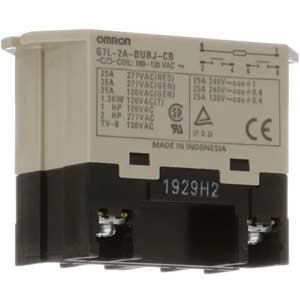 Rơ le công suất OMRON G7L-2A-BUBJ-CB AC100/120 BY OM DPST-2NO 25A