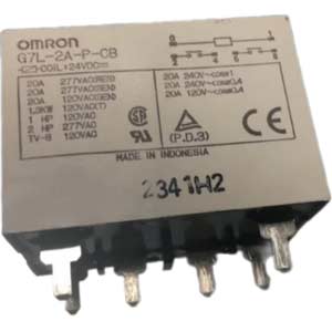 Rơ le công suất OMRON G7L-2A-P-CB DC24 BY OMI 6 chân PCB 20A