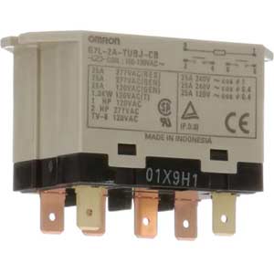 Rơ le công suất OMRON G7L-2A-TUBJ-CB AC100/120 BY OM 6 chân dẹt 25A