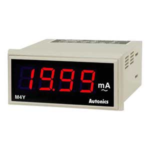 Đồng hồ đo hiển thị số AUTONICS M4Y-AAR-1 Màn hình LED; Nguồn cấp: 100...240VAC; Thông số đo lường: Current (AC); Dải hiển thị: 0...19.99; Đơn vị hiển thị: mAAC; Kích thước lỗ cắt: W68xH31.5mm