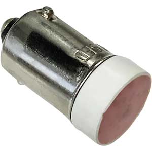 Đèn báo (loại có thể tháo rời đèn) IDEC LSED-1RN LED; 12VAC, 12VDC; Đỏ; Đui ngạnh; BA9S/13