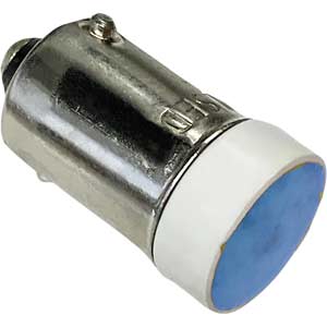 Đèn báo (loại có thể tháo rời đèn) IDEC LSED-1SN LED; 12VAC, 12VDC; Xanh lam; Đui ngạnh; BA9S/13