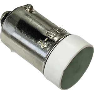 Đèn báo (loại có thể tháo rời đèn) IDEC LSED-2GN LED; 24VAC, 24VDC; Xanh lá; Đui ngạnh; BA9S/13