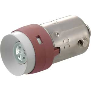 Đèn báo (loại có thể tháo rời đèn) IDEC LSED-6AN LED; 6VAC, 6VDC; Hổ phách; Đui ngạnh; BA9S/13