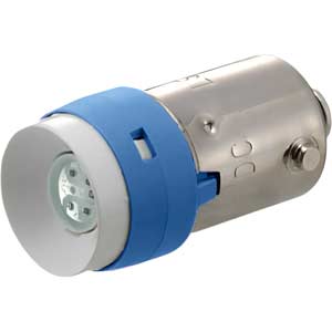 Đèn báo (loại có thể tháo rời đèn) IDEC LSED-6SN LED; 6VAC, 6VDC; Xanh lam; Đui ngạnh; BA9S/13