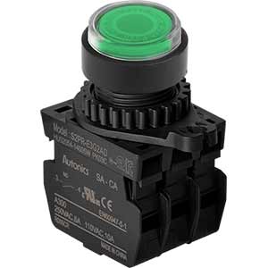 Nút nhấn D22-25mm (có đèn) AUTONICS S2PR-E3G2AL