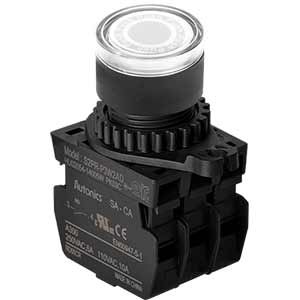 Nút nhấn D22-25mm (có đèn) AUTONICS S2PR-P3W2AD