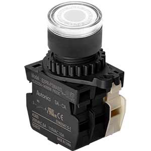 Nút nhấn D22-25mm (có đèn) AUTONICS S2PR-P3W2BD