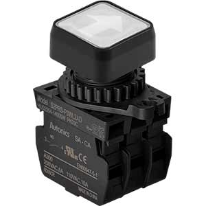 Nút nhấn D22-25mm (có đèn) AUTONICS S2PRS-P3WL2ALM