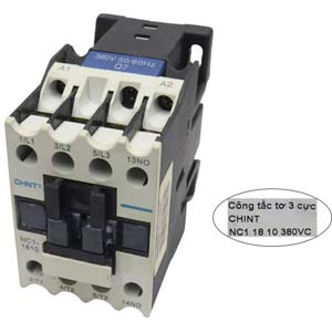 Công tắc tơ 3 pha CHINT NC1-1810 380VAC 18A 7.5kW 1NO