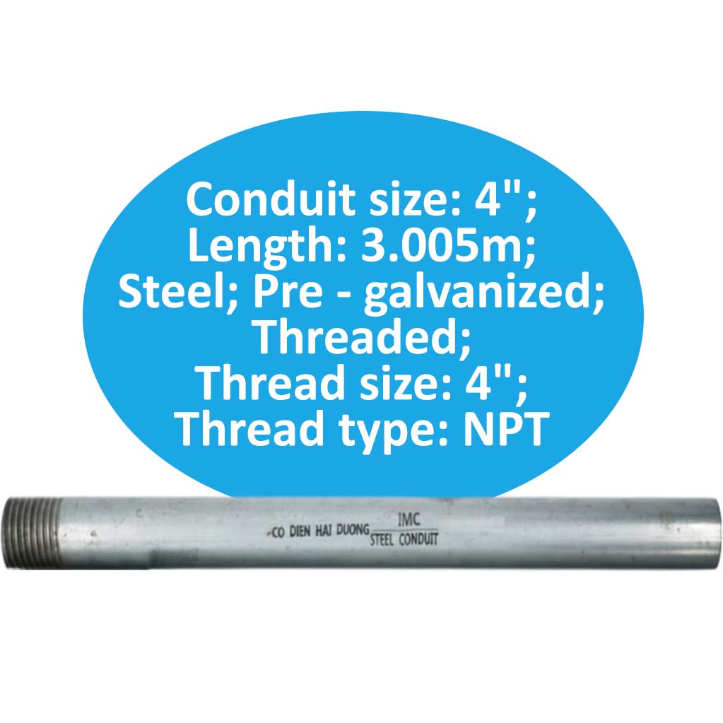 Ống luồn kim loại trung gian  Việt Nam IMC400
