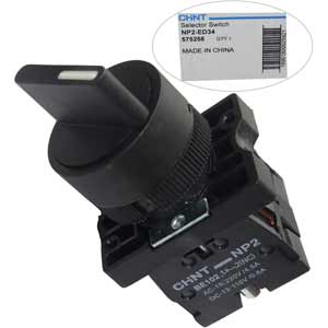 Chuyển mạch 3 vị trí tự giữ CHINT NP2-ED34 D22 2NC