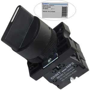 Chuyển mạch 2 vị trí tự hồi CHINT NP2-ED45 D22 1NO+1NC