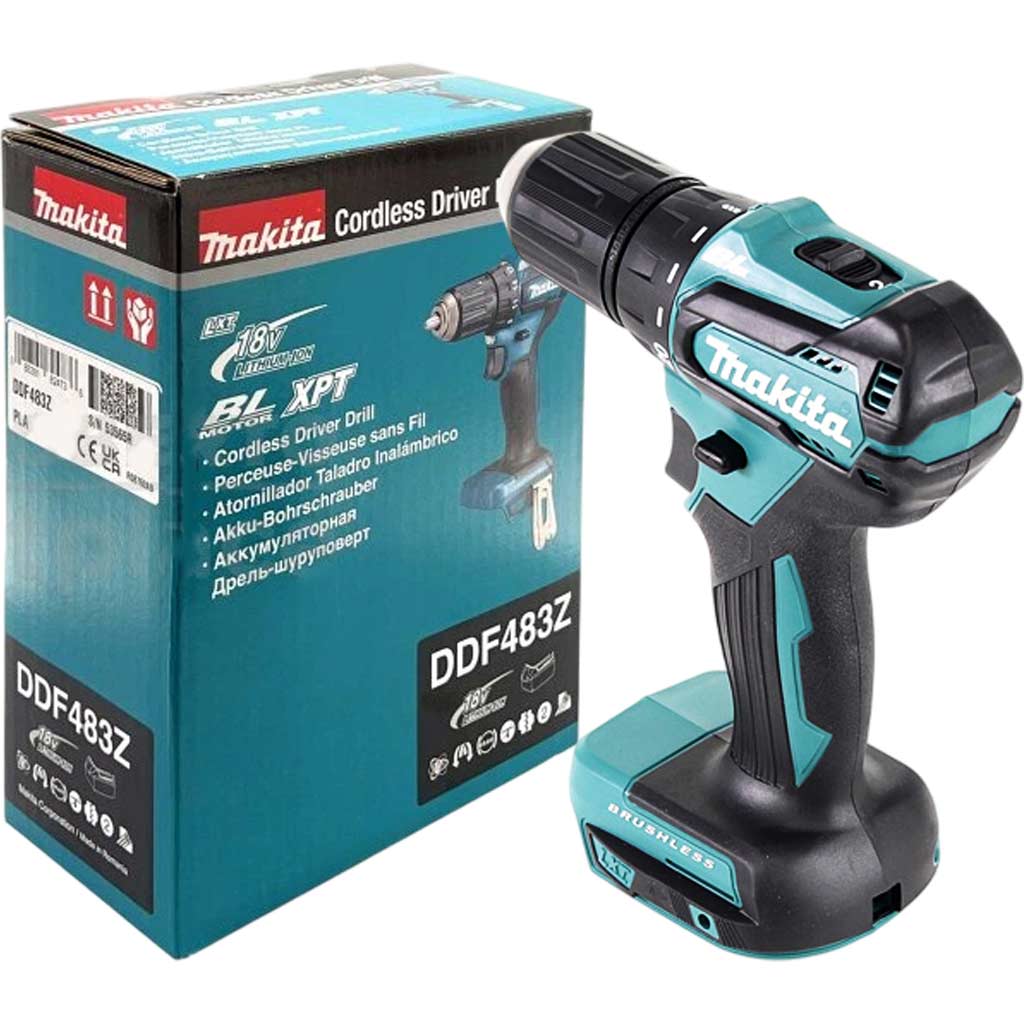 Máy khoan pin cầm tay MAKITA DDF483Z (pin mua riêng)