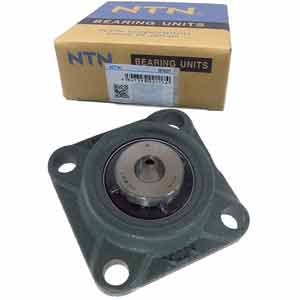 Gối đỡ vòng bi kiểu mặt bích hình vuông (dạng bắt vít) NTN UCF201