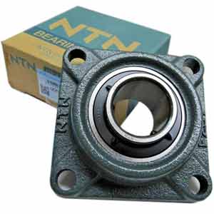 Gối đỡ vòng bi kiểu mặt bích hình vuông (dạng bắt vít) NTN UCF207