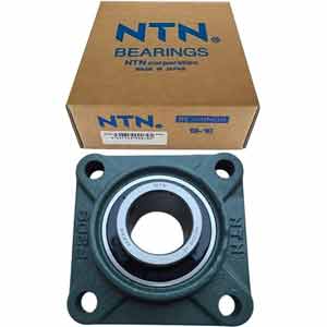 Gối đỡ vòng bi kiểu mặt bích hình vuông (dạng bắt vít) NTN UCF209