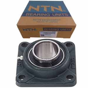 Gối đỡ vòng bi kiểu mặt bích hình vuông (dạng bắt vít) NTN UCF210