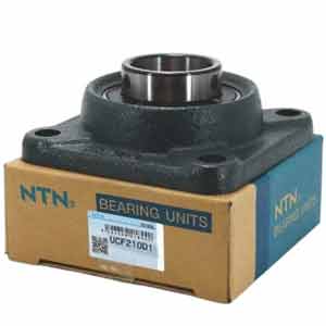 Gối đỡ vòng bi kiểu mặt bích hình vuông (dạng bắt vít) NTN UCF210D1