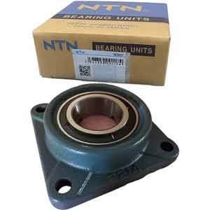 Gối đỡ vòng bi kiểu mặt bích hình vuông (dạng bắt vít) NTN UCF214