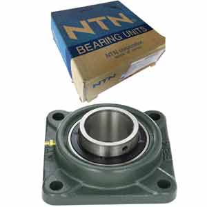 Gối đỡ vòng bi kiểu mặt bích hình vuông (dạng bắt vít) NTN UCF214D1