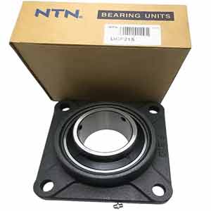 Gối đỡ vòng bi kiểu mặt bích hình vuông (dạng bắt vít) NTN UCF215