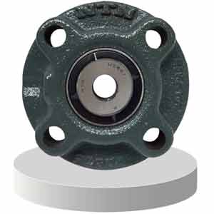 Gối đỡ vòng bi kiểu mặt bích hình tròn đồng trục (dạng bắt vít) NTN UCFC201