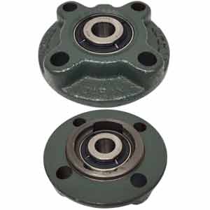 Gối đỡ vòng bi kiểu mặt bích hình tròn đồng trục (dạng bắt vít) NTN UCFC202