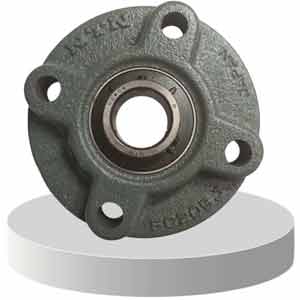 Gối đỡ vòng bi kiểu mặt bích hình tròn đồng trục (dạng bắt vít) NTN UCFC205