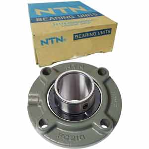 Gối đỡ vòng bi kiểu mặt bích hình tròn đồng trục (dạng bắt vít) NTN UCFC210D1