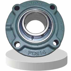 Gối đỡ vòng bi kiểu mặt bích hình tròn đồng trục (dạng bắt vít) NTN UCFC214D1